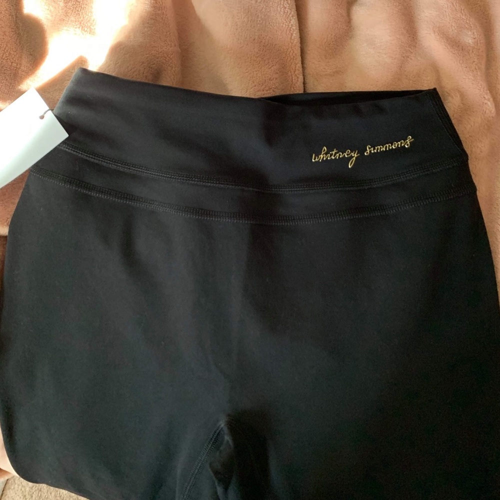 Whitney Simmons Black High Rise Leggings NWT